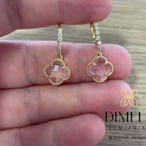 Brinco Cristal réplica Van Cleff