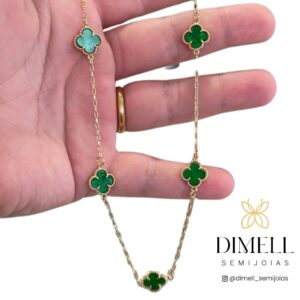 Colar Verde Réplica Van Cleef